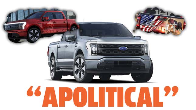 Image for article titled To Keep The Ford F-150 Lightning Apolitical, Ford Should Not Do These Things