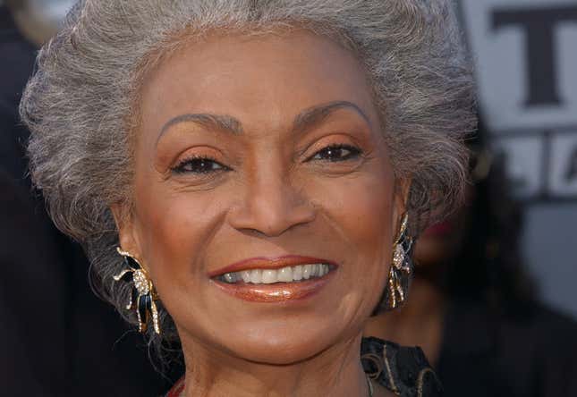 Nichelle Nichols attends the 2003 TV Land awards at the Palladium Theatre in Hollywood, California.