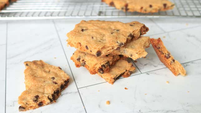 Image for article titled Make Brittle, Crunchy Cookies (on Purpose) With Melted Butter