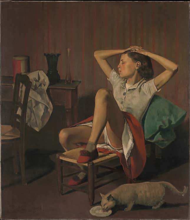 Thérèse Dreaming (1938), Balthus