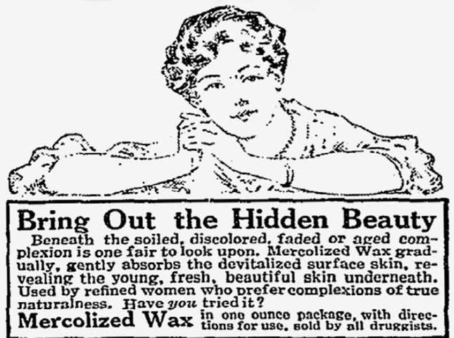 A 1916 US newspaper ad.