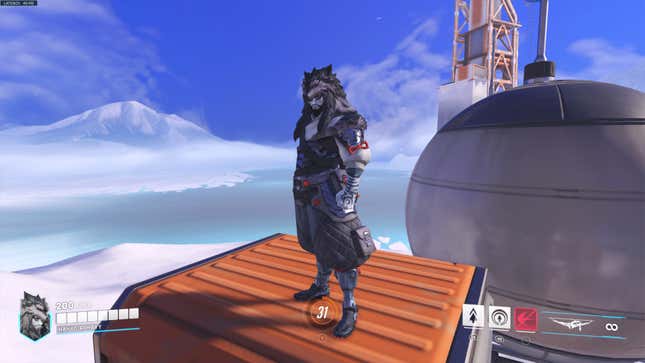 Dark Wolf Hanzo skin in Overwatch 2