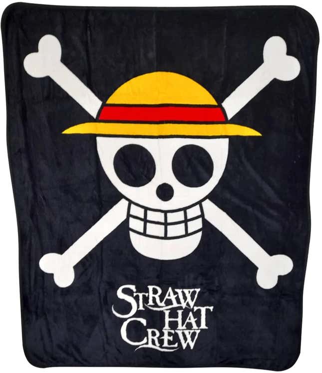 straw hat crew blanket
