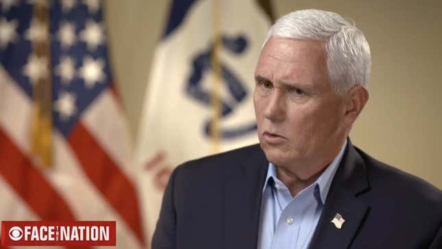 Image for article titled Mike Pence Claims on Cable News That He Has &#39;Deep Concerns&#39; for the &#39;Health &amp; Safety of Women&#39;