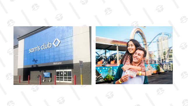 Get a Sam’s Club Membership with Auto-Renew and a promo code to use at your choice of movie theaters, theme parks, and more.