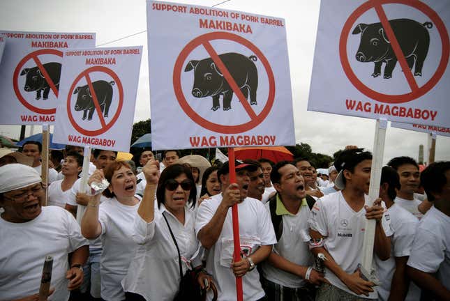 Lechon is delicious, but pork-barrel spending is not.