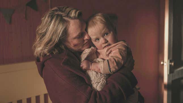 You’re getting an awful lot of blood on that baby, June.