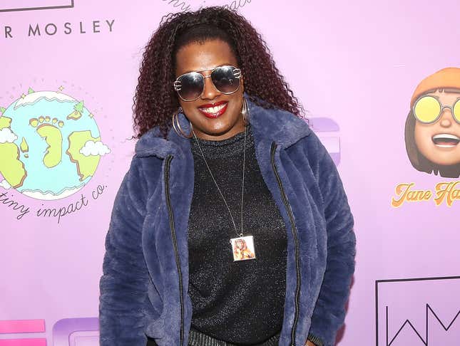 Gangsta Boo attends Echoing Soundz and Walter Mosley Firm “Fa La La Holiday Bash” on December 19, 2018 in Los Angeles, California.