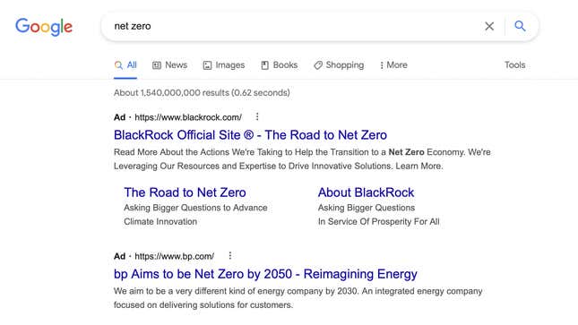 Image for article titled Big Oil Is Buying Google Ads That Don't Look Like Ads To Shape Public Perception