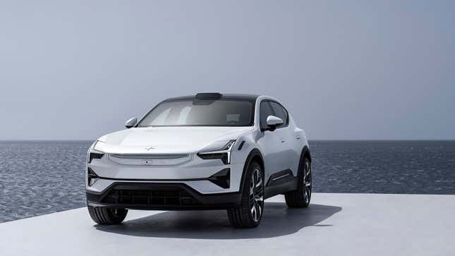 A render of the new Polestar 2 electric SUV. 
