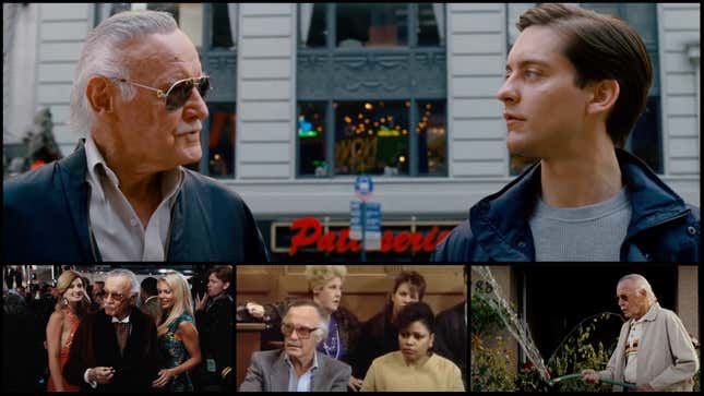 Stan Lee in Iron Man, Spider-Man 3, X-Men: The Last Stand, The Trial Of The Incredible Hulk (screenshots)
