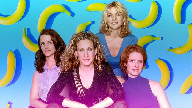 From left: Sex And The City’s Kristin Davis, Sarah Jessica Parker, Kim Cattrall, and Cynthia Nixon