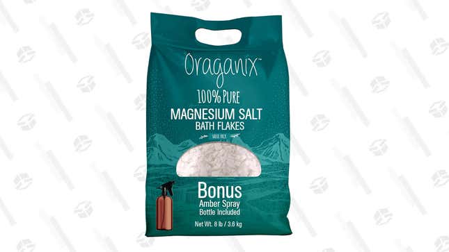 Oraganix Magnesium Salt Bath Flakes | $22 | Amazon | Use promo code 15M44TVX 