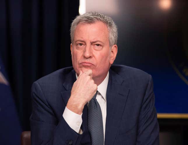 Bill de Blasio - former mayor of New York City - announces that he will not run for governor of New York State after considering the matter for months.