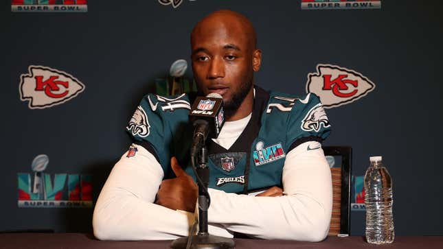 Eagles’ James Bradberry talks about THE play after the Super Bowl.