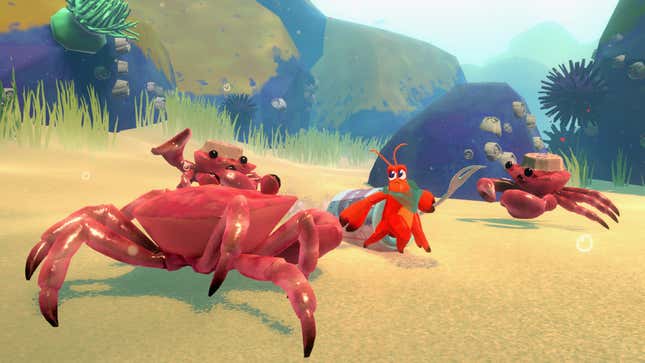 A crab fights other crabs to be top crab in the crab-eat-crab world of hit indie video games. 