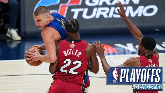Nikola Jokic had his way with Miami, recording a triple-double