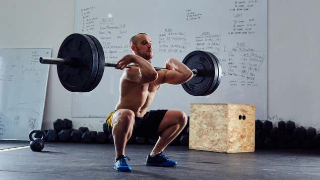 Image for article titled How to Do Front Squats Without Hating Them