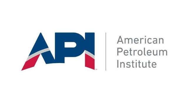 The logo of the American Petroleum Institute.