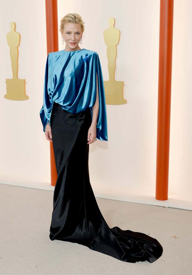 Image for article titled Oscars 2023 Red (Sorry, &#39;Champagne&#39;) Carpet: What the Celebs Are Wearing to Celebrate Themselves