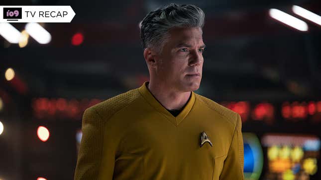 Anson Mount as Captain Christopher Pike.