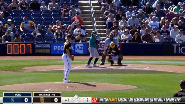It’s hard to miss that pitch clock during broadcasts
