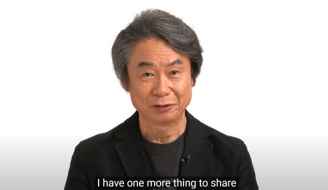 Image for article titled Shigeru Miyamoto Is Very Excited About Mario's Boots, For Some Reason