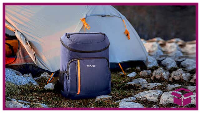 The TOURIT insulated backpack’s huge capacity makes it an ideal camping buddy.