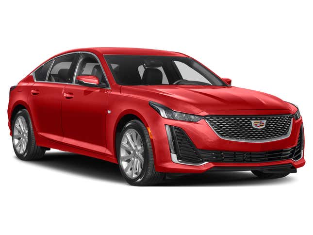 Cadillac CT5 / 4dr Sdn Luxury 2023. Front 3⁄4, Facing to the Right