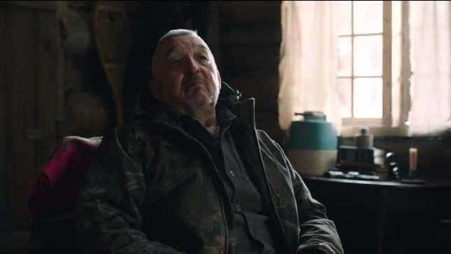 Actor Graham Greene as Marlon appears apprehensive in a moment from HBO's The Last of Us.