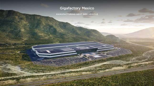 Image for article titled Tesla’s New Gigafactory Will Be Built in Northern Mexico