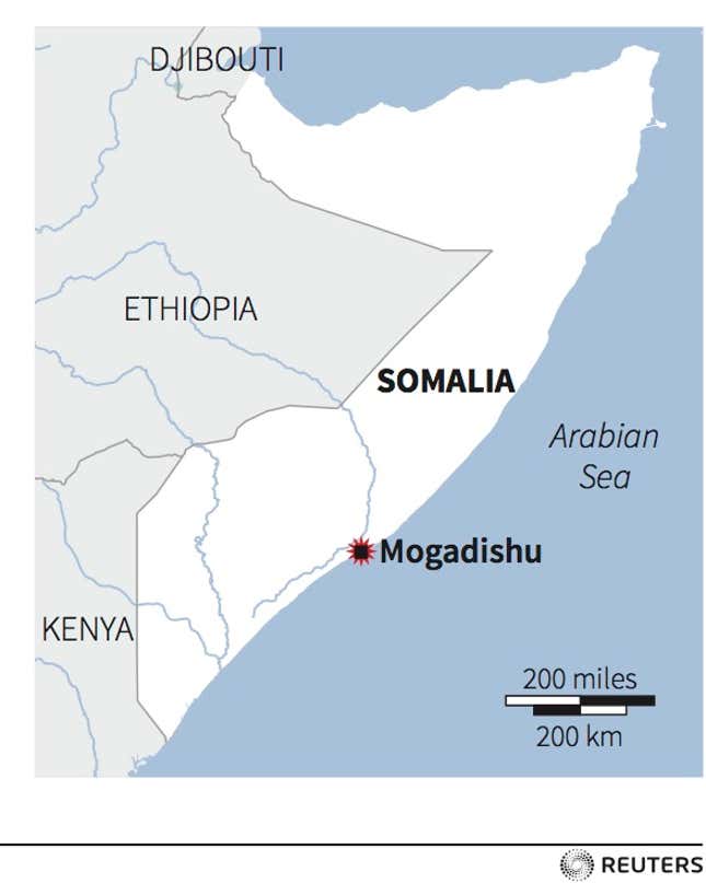Map of Somalia