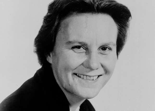 This March 14, 1963 file photo shows Harper Lee, author of the Pulitzer Prize-winning novel, "To kill a Mockingbird." The head of a group for Alabama writers says the new book by Harper Lee will help other state authors. Alabama Writers Forum executive director Jeanie Thompson says the attention being given to Lees long-awaited second novel reflects on other writers in the state. (AP Photo, File)