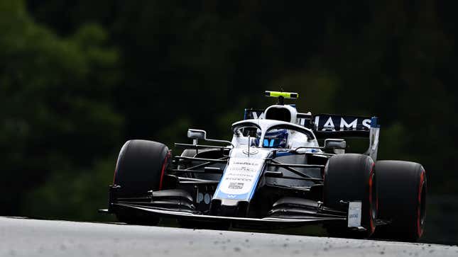 A photo of Nicholas Latifi racing in Austria in 2020.