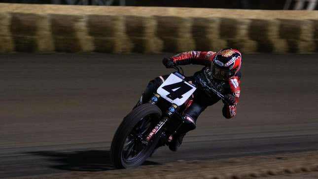 Image for article titled Racing Doesn&#39;t Get More Gnarly Than One Mile Flat Track Motorcycles