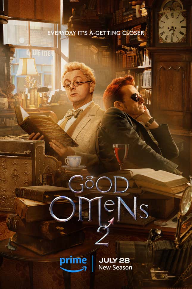 Image for article titled Good Omens' Season 2 Trailer Teases a Madcap Cosmic Mystery