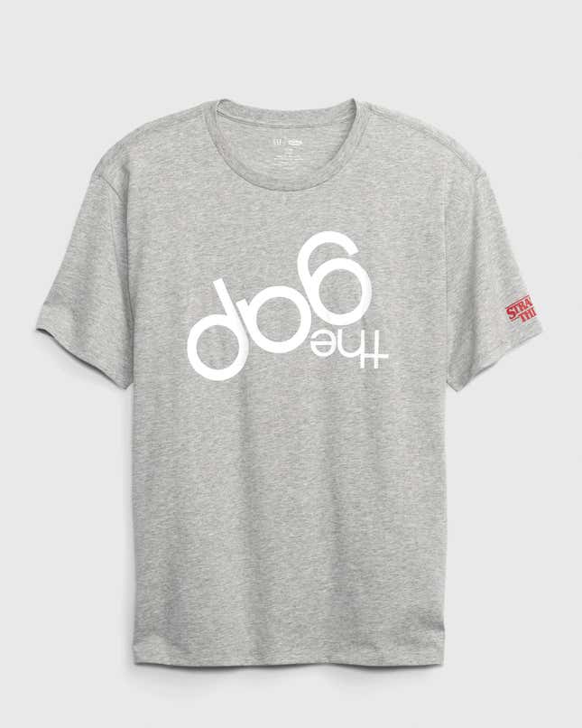 The Gap upside down logo shirt