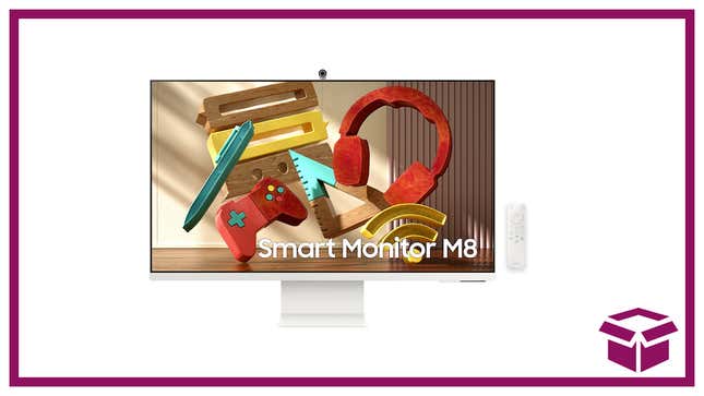 No PC, no problem — Samsung’s M80B Smart Monitor does it all wirelessly.