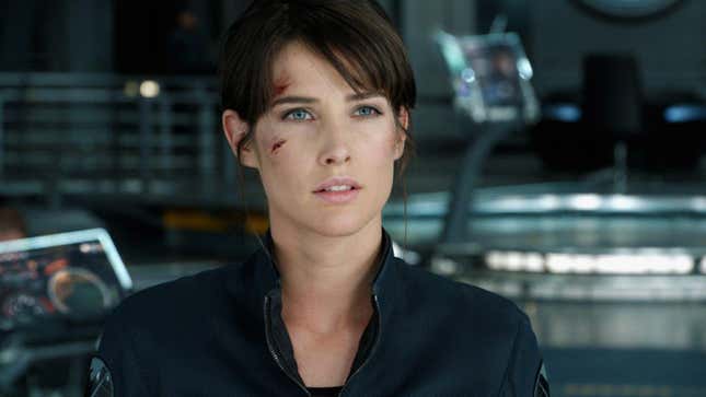 Cobie Smulders as Agent Maria Hill in The Avengers
