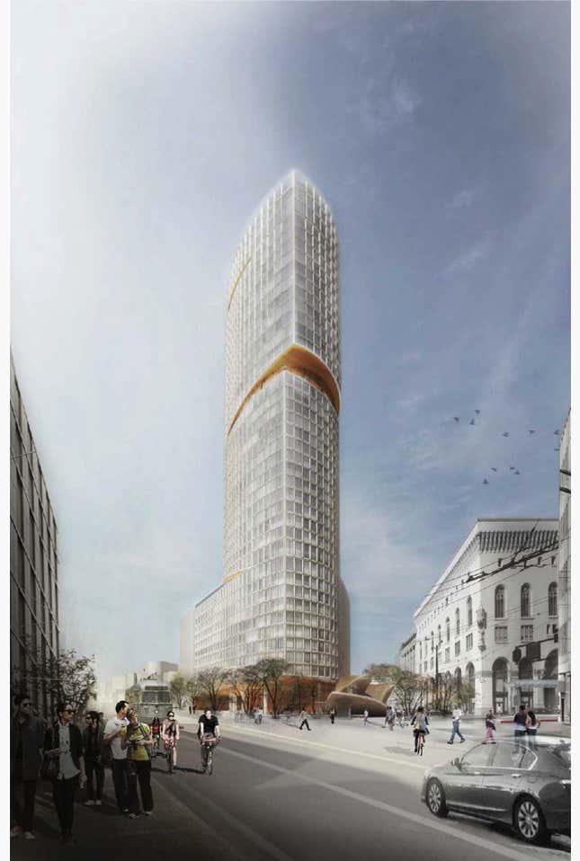 One Van Ness, designed by Snøhetta.