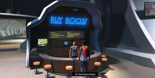NBA 2K22's "Buy Boost" stall