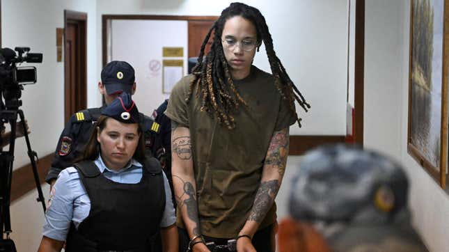 Image for article titled Brittney Griner Sentenced to 9 Years in Russian Prison on Drug Smuggling Charges