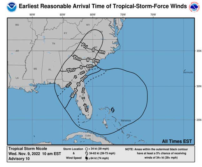 Image for article titled NASA's Moon Rocket Will Have to Ride Out the Storm as Potential Hurricane Approaches