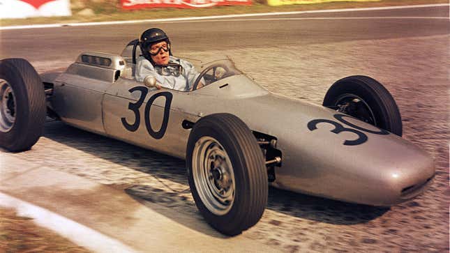 Dan Gurney behind the wheel