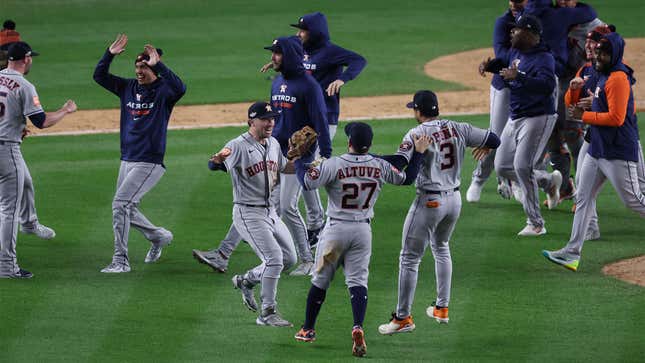 Image for article titled Astros Credit World Series Win To Subject Of Future MLB Investigation
