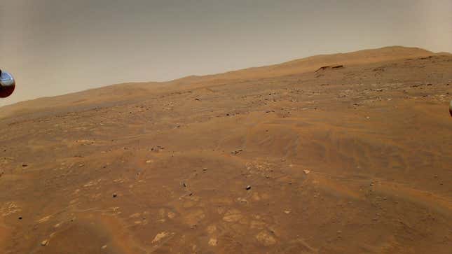 La zona Séítah fotografiada por el Ingenuity en mayo de 2021.
