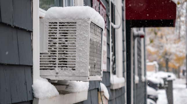 Image for article titled Why You Need to Remove Your Window AC Unit for Winter (and Not Just Cover It)