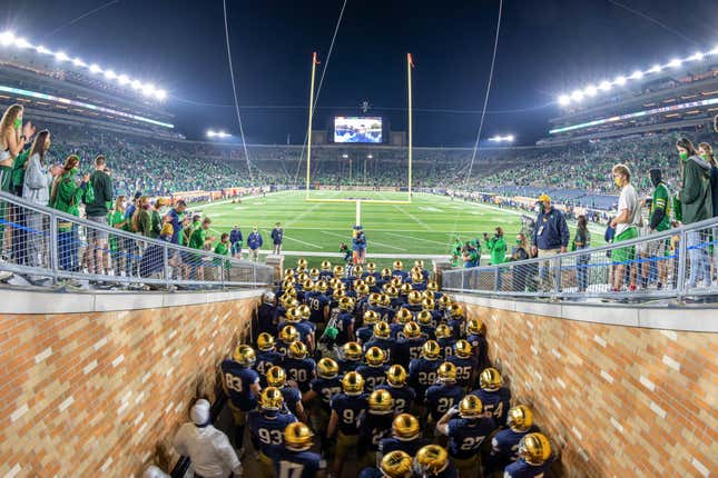 Can Notre Dame stay above the fray, or will it be forced to join a superconference?