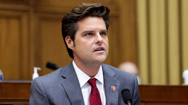 Image for article titled Matt Gaetz Accuses Roblox Of Silencing Conservative Voices