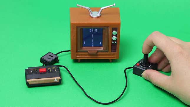 tiny arcade atari 2600 console game